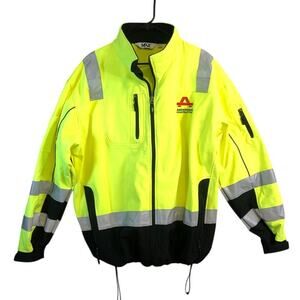 Max Mens Jacket Yellow Black Andersen Construction Workwear PPE 2XL